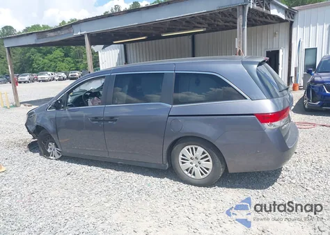 2014 Honda Odyssey Lx from USA, damaged, VIN 5FNRL5H2XEB094964